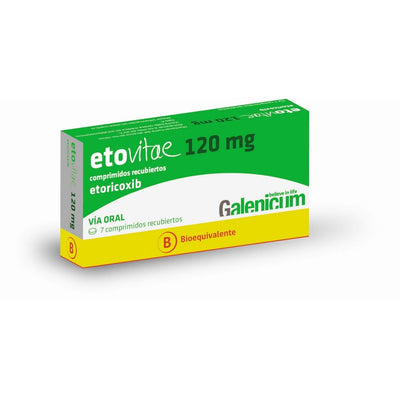 Etovitae Comprimidos Recubiertos 120mg - Farmacias Curie