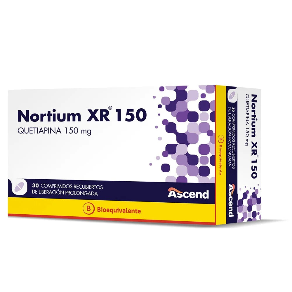 Nortium XR 150mg - 30 Comprimidos de Liberación Prolongada - Farmacias Curie
