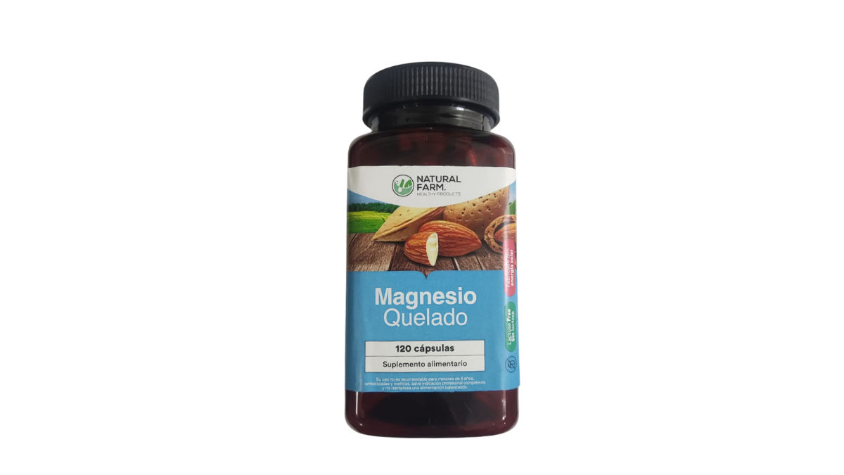 Magnesio Quelado 400mg - 120 cápsulas - Farmacias Curie