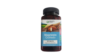 Magnesio Quelado 400mg - 120 cápsulas - Farmacias Curie