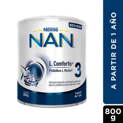 Nan Junior 3 Fórmula Láctea - 800 gramos - Farmacias Curie