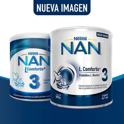 Nan Junior 3 Fórmula Láctea - 800 gramos - Farmacias Curie