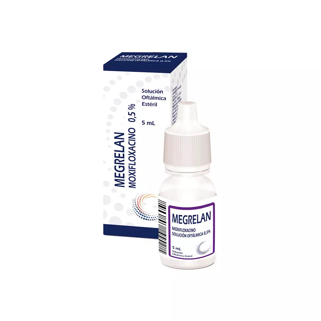 Megrelan Solución Oftalmica - 5 mL - Farmacias Curie