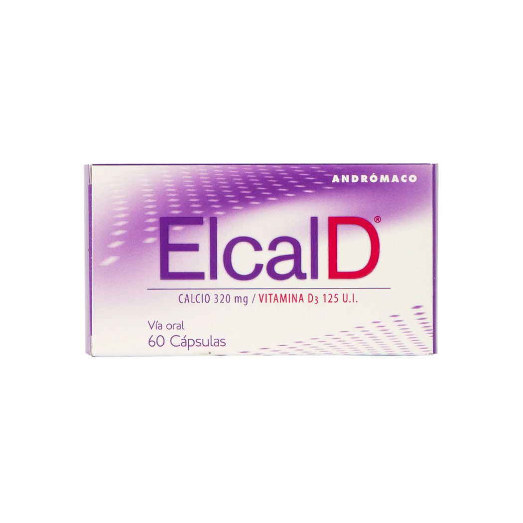 ElcalD Cápsulas 320/125 - 60 unidades - Farmacias Curie