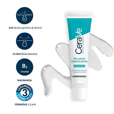 Cerave Gel Control Imperfecciones - 40 mL - Farmacias Curie