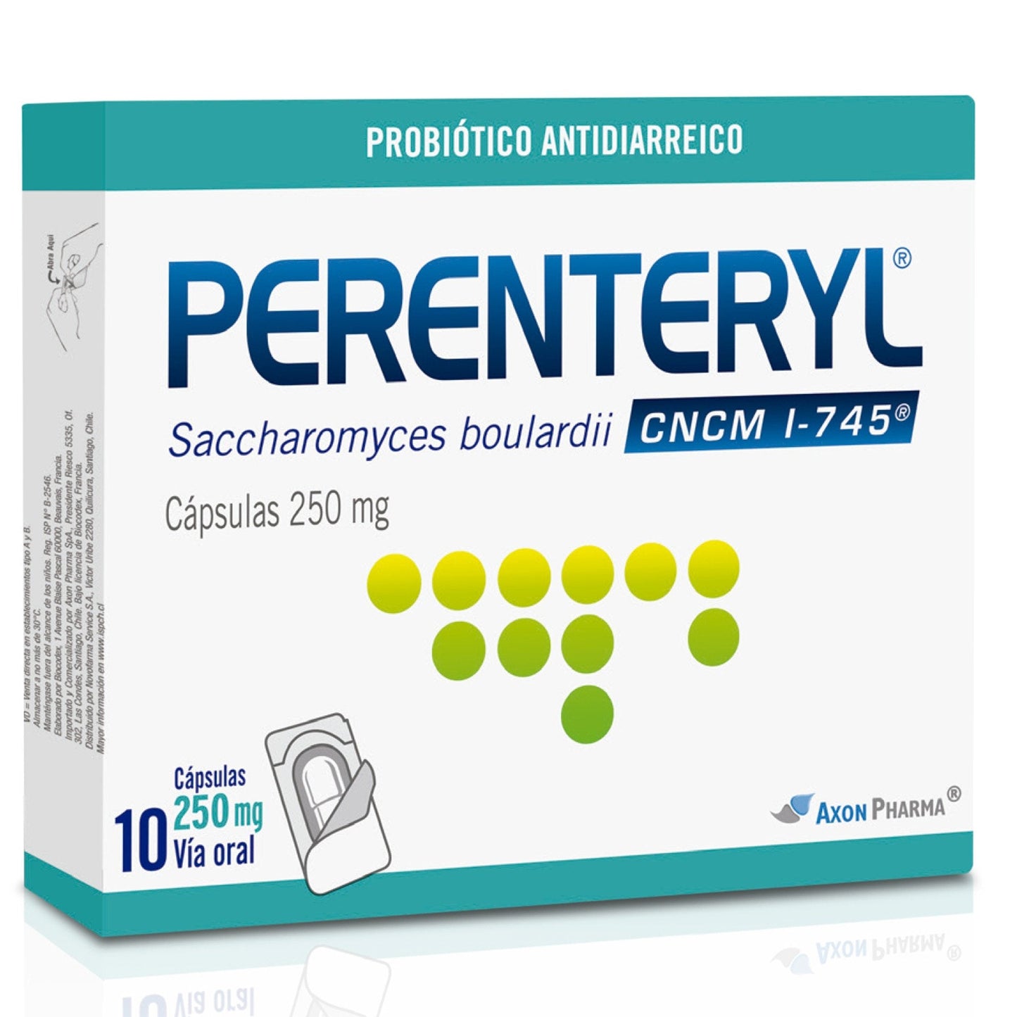 Perenteryl Cápsulas 250mg - Farmacias Curie