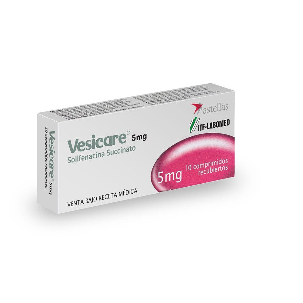 Vesicare Comprimidos Recubiertos 5mg - Farmacias Curie