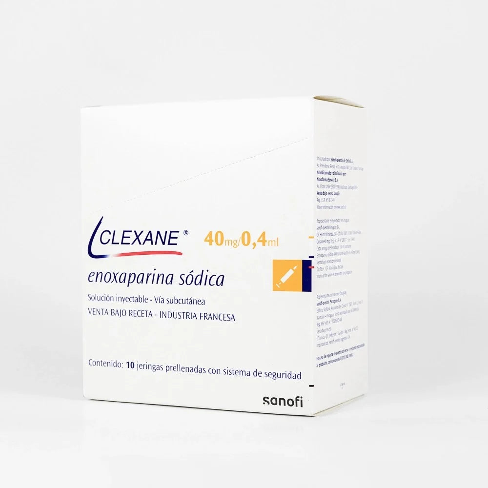 Clexane 40mg/0.4ml - 10 Jeringas Prellenadas
