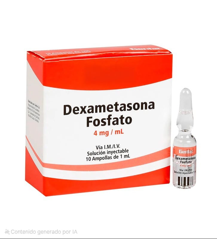 Dexametasona 4mg/ml - 1 Ampolla Inyectable Fraccionada - Farmacias Curie