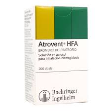 Atrovent Hfa Solución en Aerosol 20mcg - Farmacias Curie