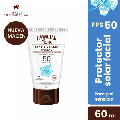 Hawaiian Tropic Protector Solar Facial Sensitive Skin FPS50 - 60ml