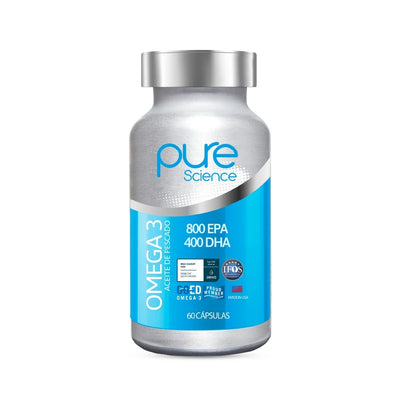 Omega 3 Pure Science - 60 Cápsulas - Farmacias Curie