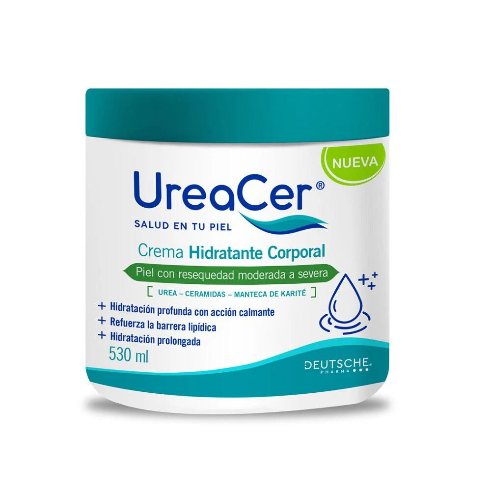 UreaCer Crema Hidratante - 530 ml - Farmacias Curie