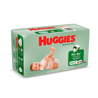 Huggies Pañal Active Sec M - Farmacias Curie