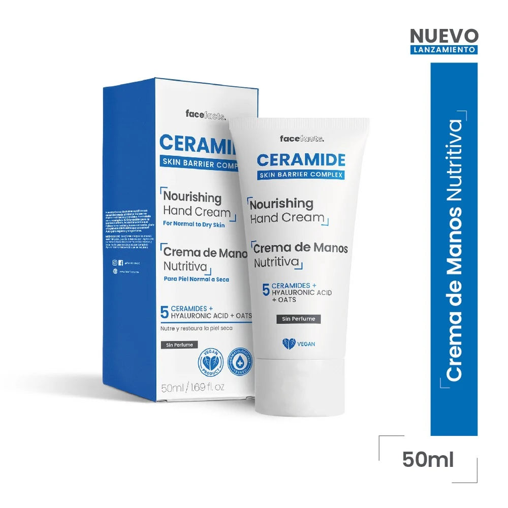 Ceramide Crema de Manos Nutritiva - 50 mL - Farmacias Curie