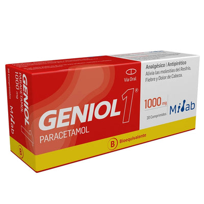 Geniol 1 Gramo - 20 Comprimidos
