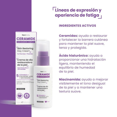 Ceramide Crema de Día Restauradora - 50 ml