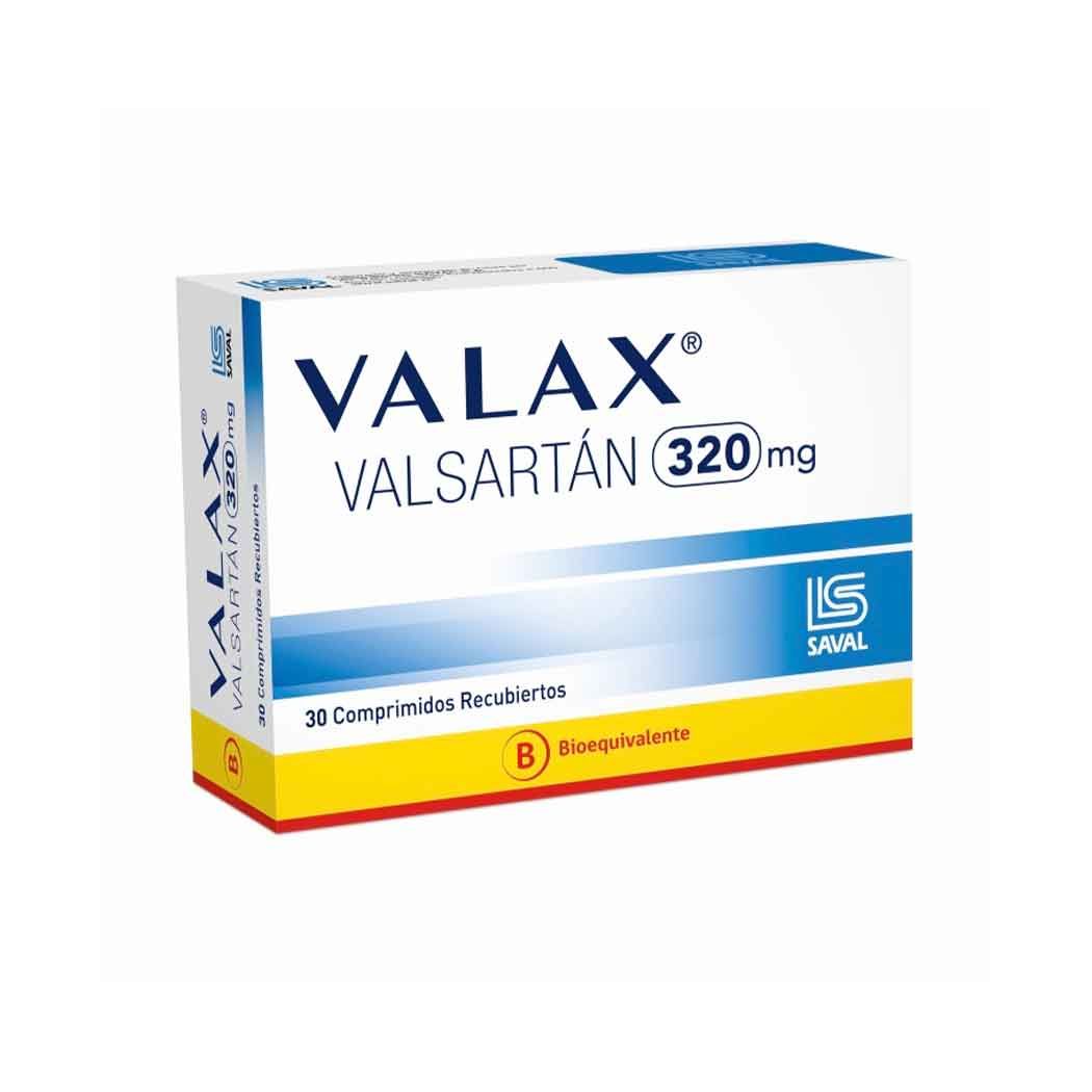 Valax Comprimidos Recubiertos 320mg - Farmacias Curie