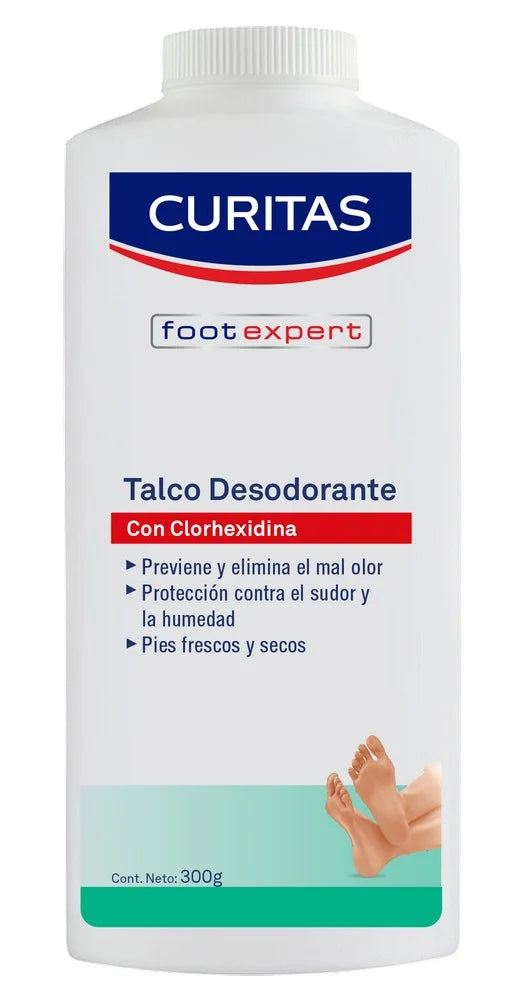 Talco Curitas (Hansaplast) Clorhexidina - 300g