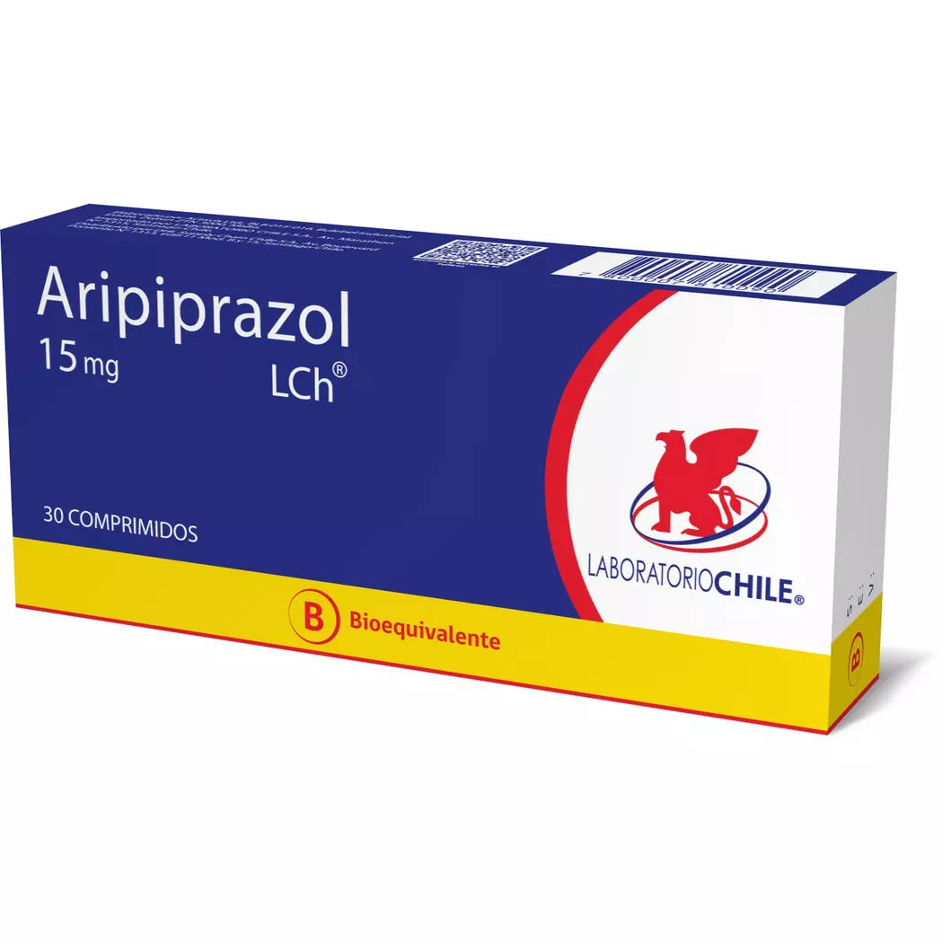 Aripiprazol 15mg - 30 comprimidos - Farmacias Curie