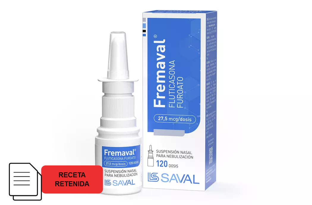 Fremaval 27.5mcg Suspensión Nasal Para Nebulización- 120 Dosis