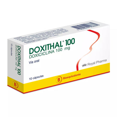 Doxithal 100mg - 10 Capsulas - Farmacias Curie