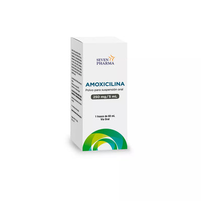 Amoxicilina Suspensión Oral 250mg - 60 mL - Farmacias Curie