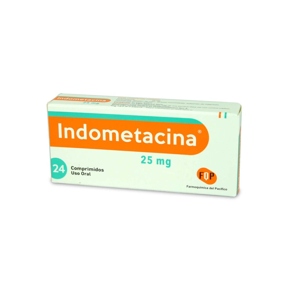 Indometacina Comprimidos 25mg - Farmacias Curie