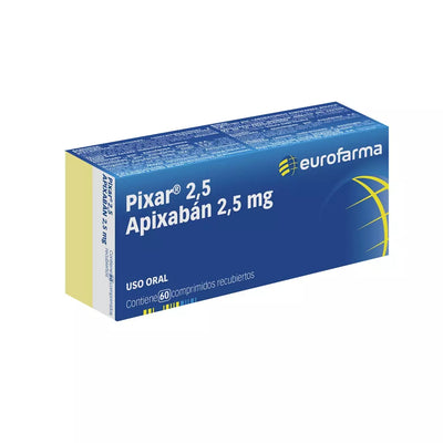 Pixar 2,5mg x 60 Comprimidos Recubiertos - Farmacias Curie