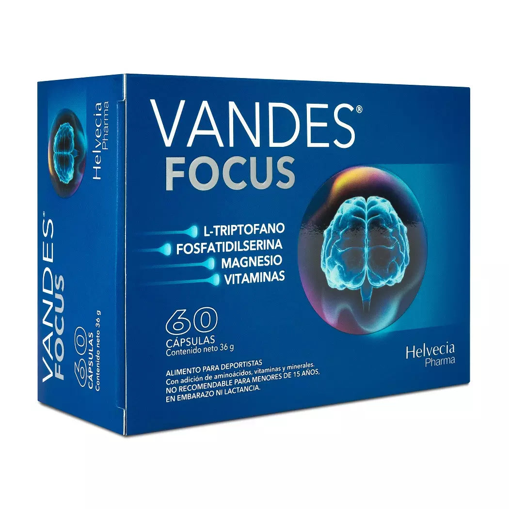 Vandes Focus - 60 Cápsulas - Farmacias Curie