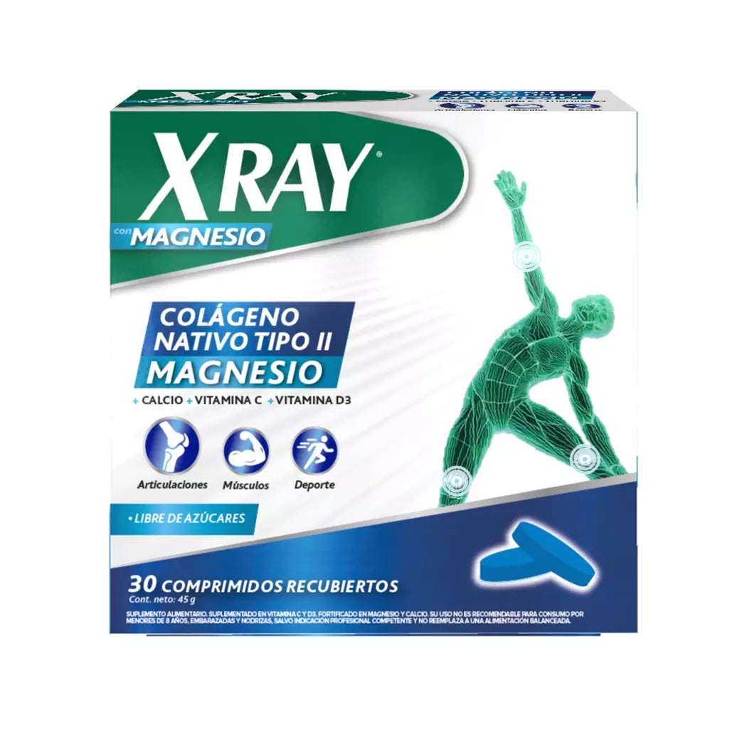 Xray con Magnesio - 30 Comprimidos Recubiertos
