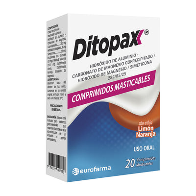 Ditopax - 10 Comprimidoss Masticables