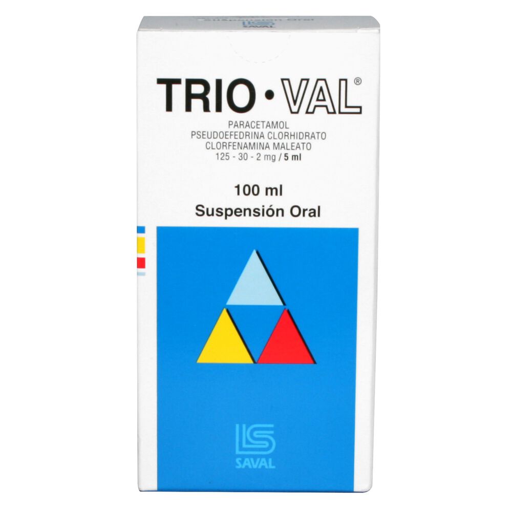 Trio-Val Suspensión Oral - Farmacias Curie