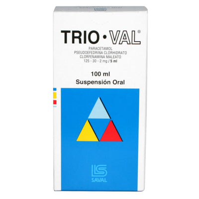 Trio-Val Suspensión Oral - Farmacias Curie