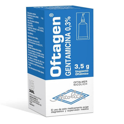 Oftagen Ungüento Oftálmico 0.3% - Farmacias Curie
