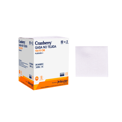 Gasa No Tejida 10x10 cm - 50 unidades - Farmacias Curie