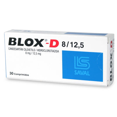 Blox-D Comprimidos 8/12,5 - Farmacias Curie