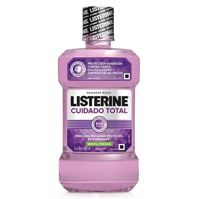 Listerine Cuidado Total 500 ml - Farmacias Curie