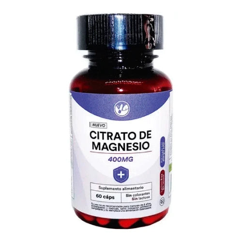 Citrato de Magnesio - 60 Cápsulas - Farmacias Curie