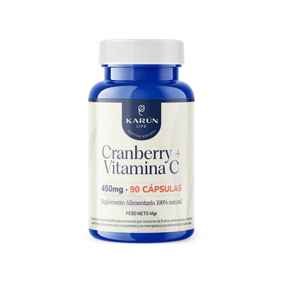 Cranberry + Vitamina C - 90 Cápsulas