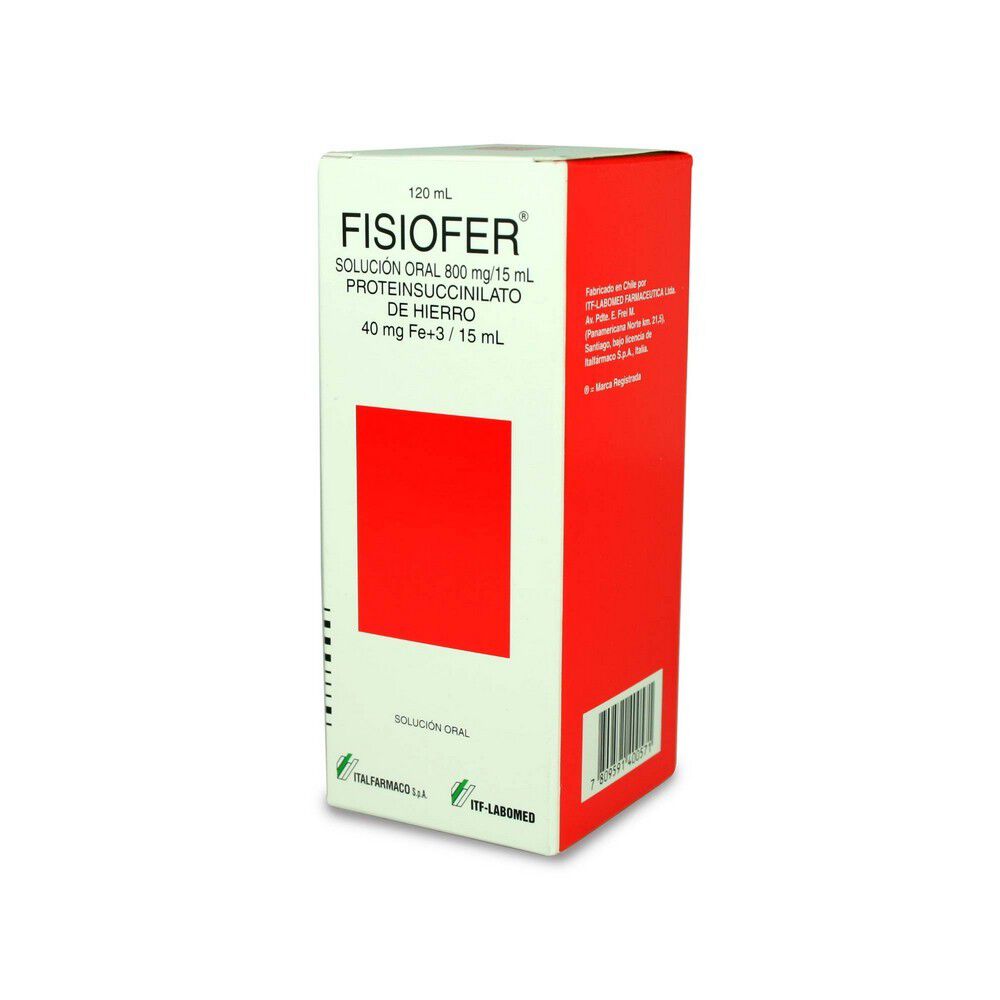 Fisiofer Solución Oral 40mg/15ml - Farmacias Curie