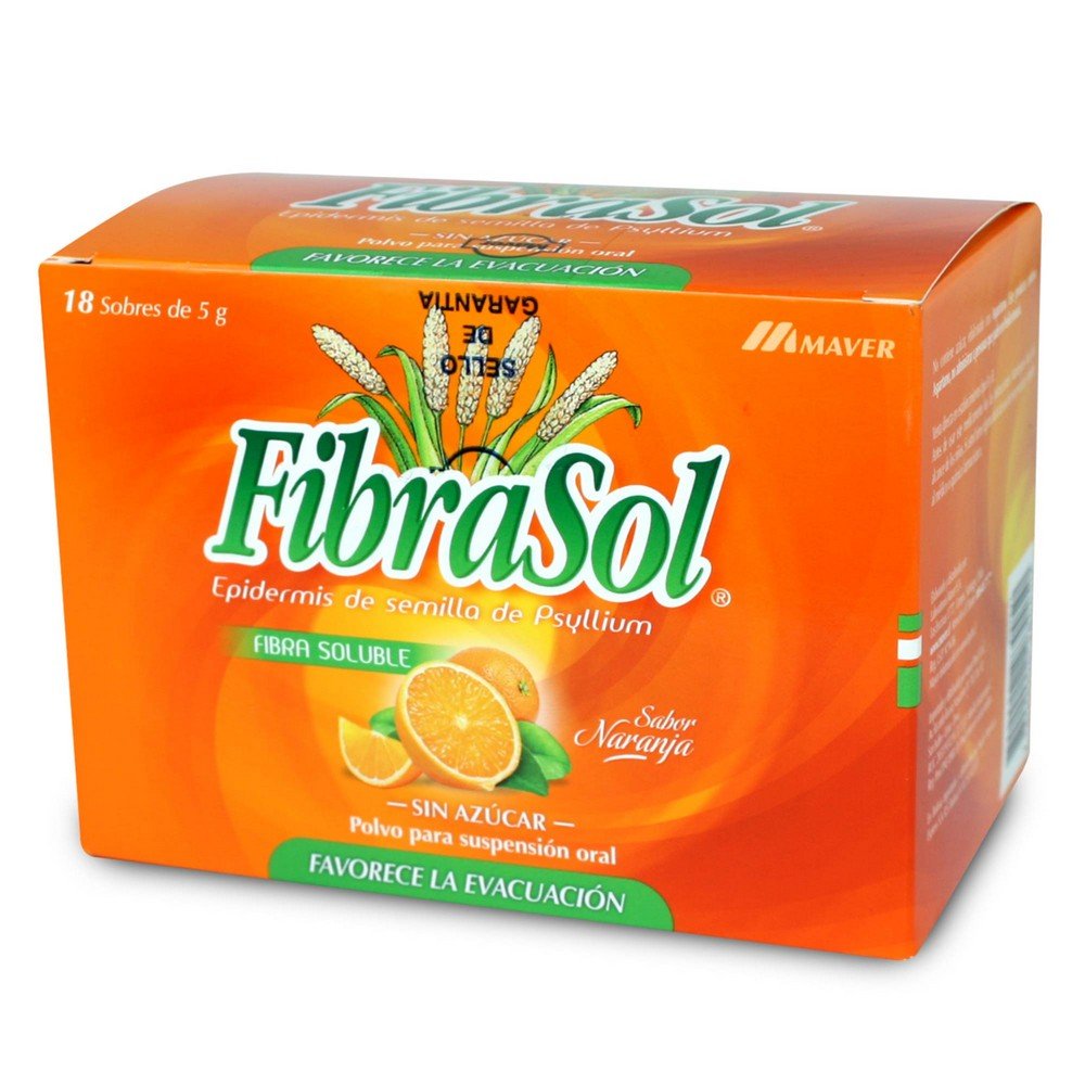 Fibrasol Naranja Sobres - Farmacias Curie