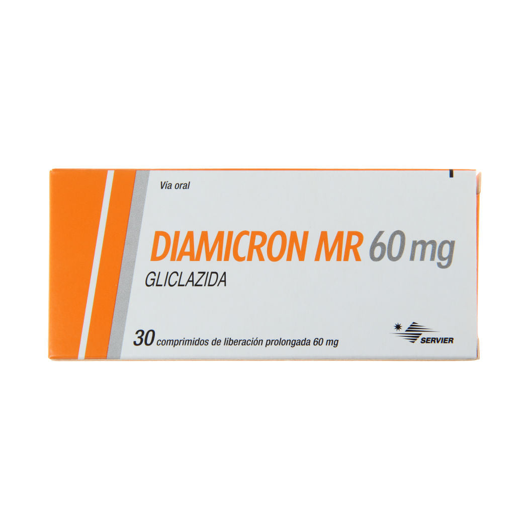 Diamicron MR Comprimidos de Liberación Prolongada 60mg - Farmacias Curie