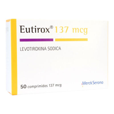 Eutirox 137mcg - 50 Comprimidos - Farmacias Curie