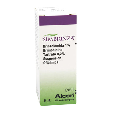 Simbrinza Suspensión Oftálmica - Farmacias Curie