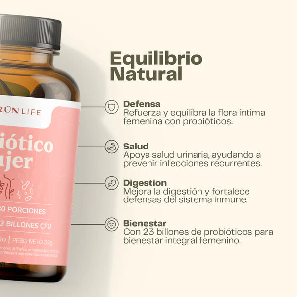 Probiótico Mujer 7 Cepas 23 Billones UFC - 60 Cápsulas - Farmacias Curie