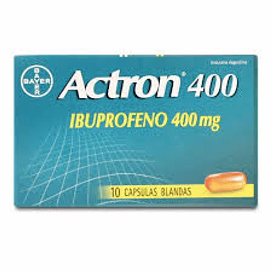 Actron Cápsulas Blandas 400mg - Farmacias Curie