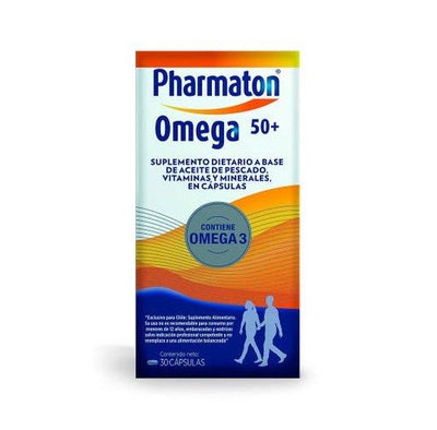 Pharmaton Omega 3 Cápsulas - Farmacias Curie