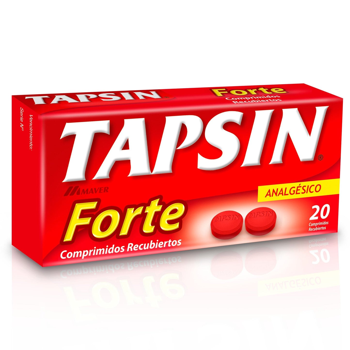 Tapsin Forte Comprimidos Recubiertos - 20 Unidades - Farmacias Curie