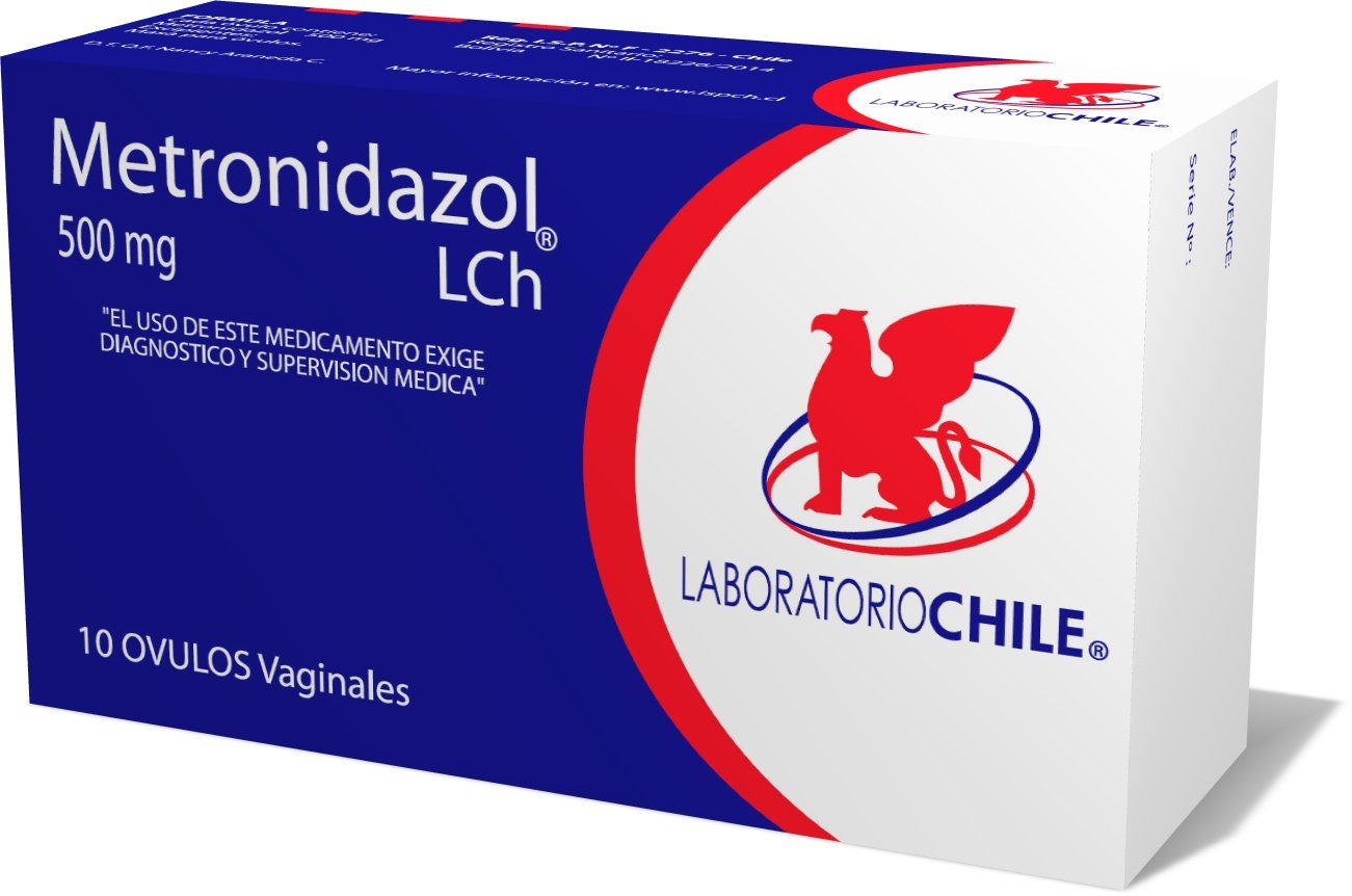 Metronidazol 500 mg - 10 Óvulos Vaginales - Farmacias Curie